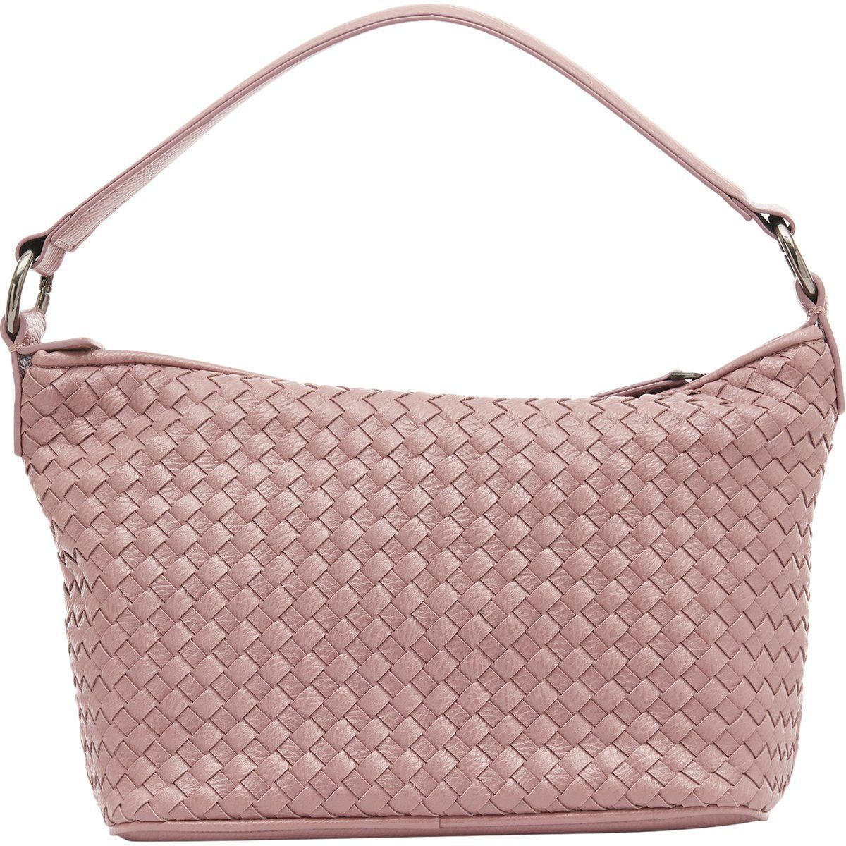 Schultertasche in Flechtoptik