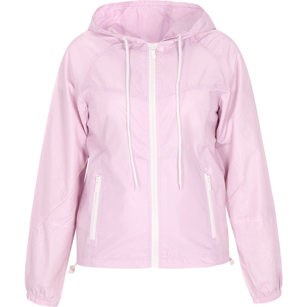 Wasserabweisende Windjacke mit Kapuze
