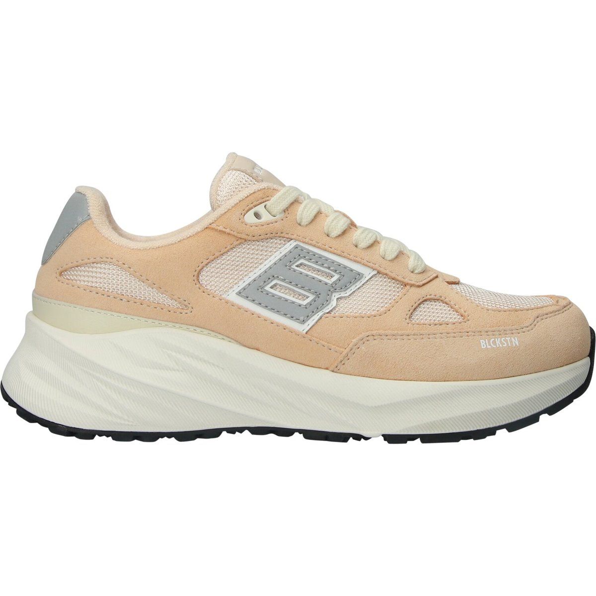 Runner-Sneaker aus Wildleder und Mesh