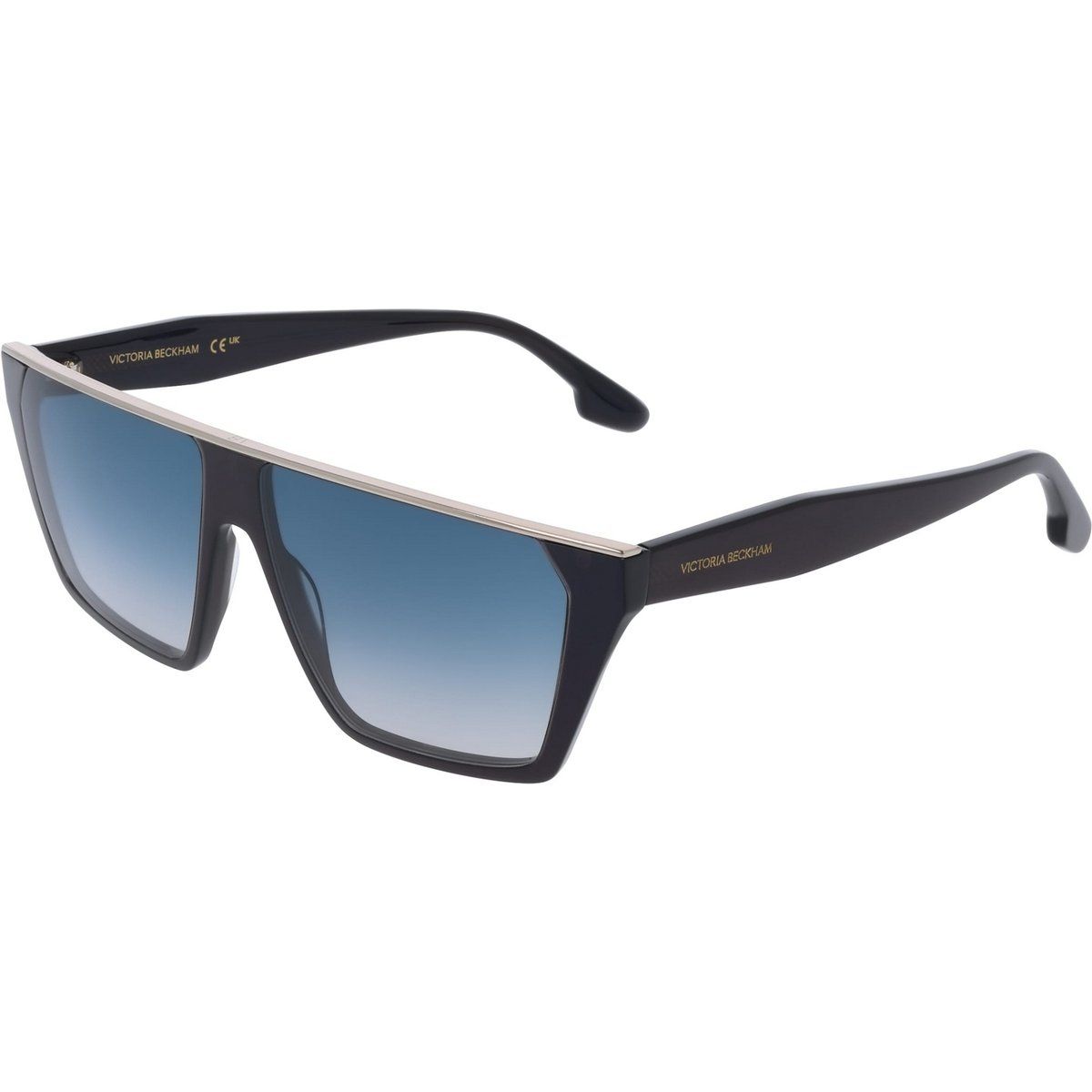Moderne Flat-Top-Schildsonnenbrille