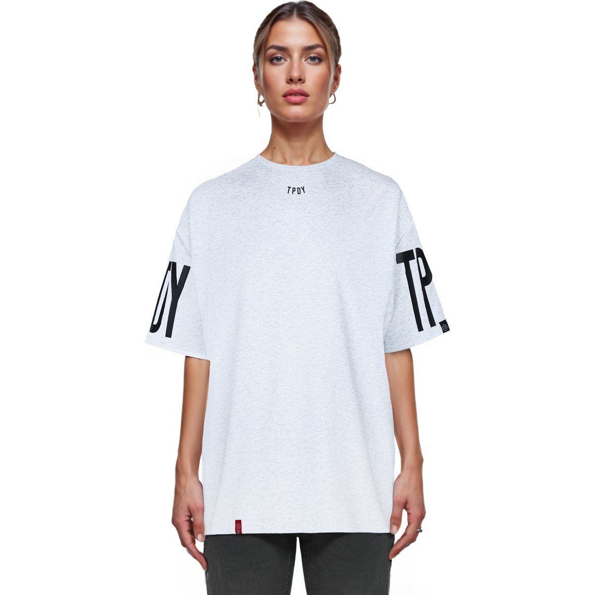 Oversized T-Shirt mit Logoprint