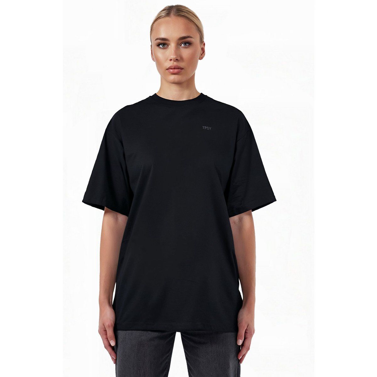 Oversized Minimalist Logo-T-Shirt