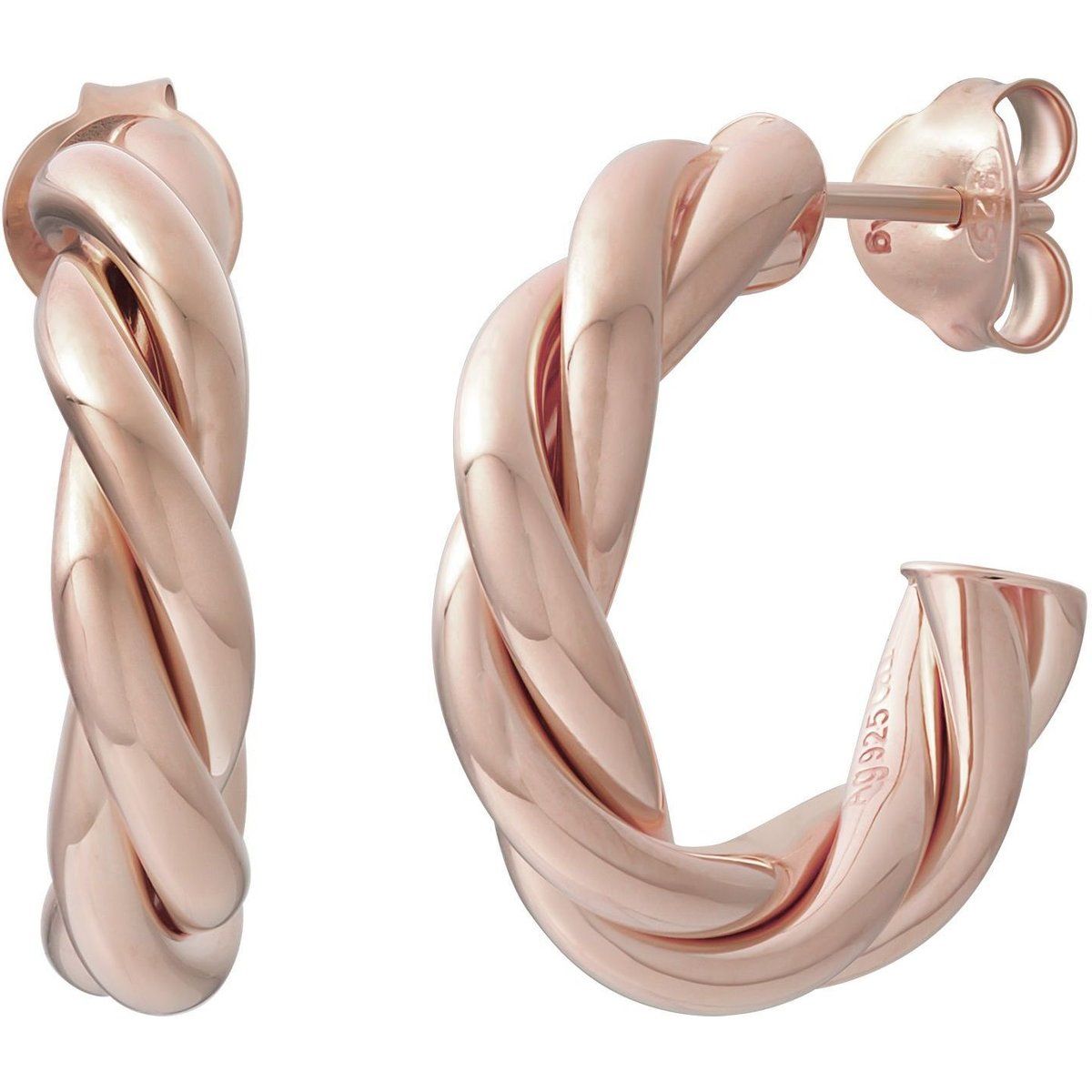 Chunky gedrehtes Creolen-Design