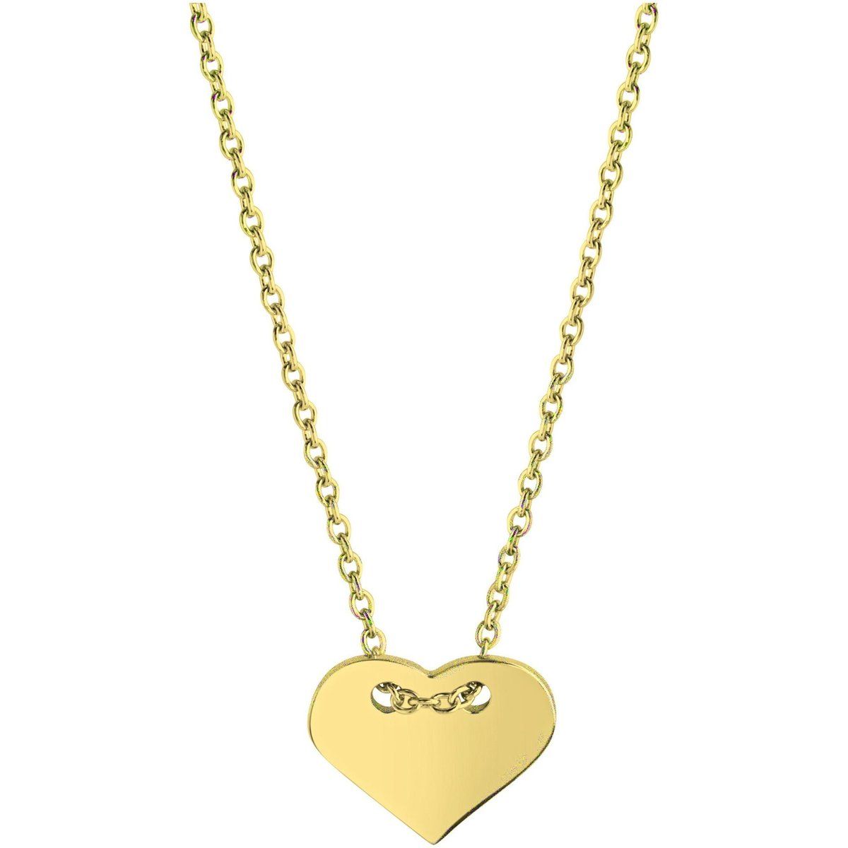 Minimalistisches Collier mit Herzanhänger