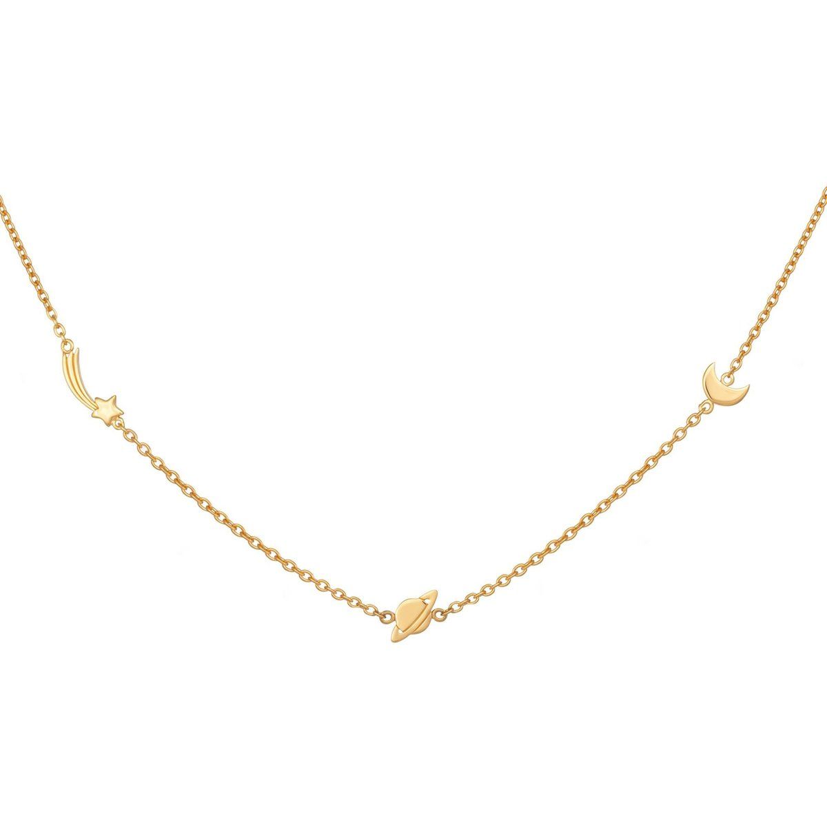 Galaxy Collier mit Himmelsmotiven