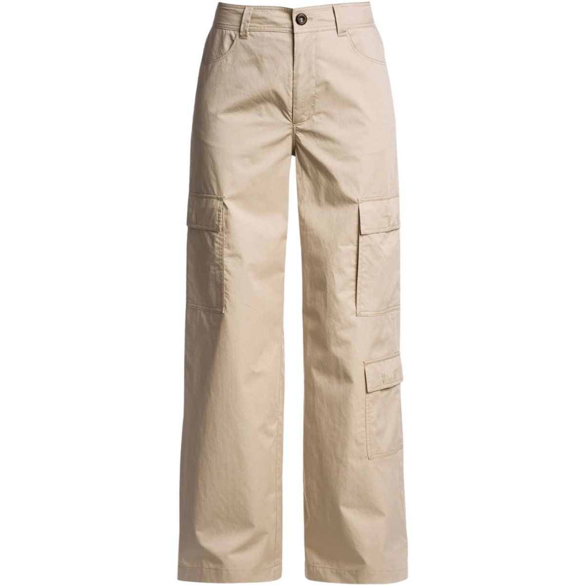 Weite Utility-Hose aus Baumwolle