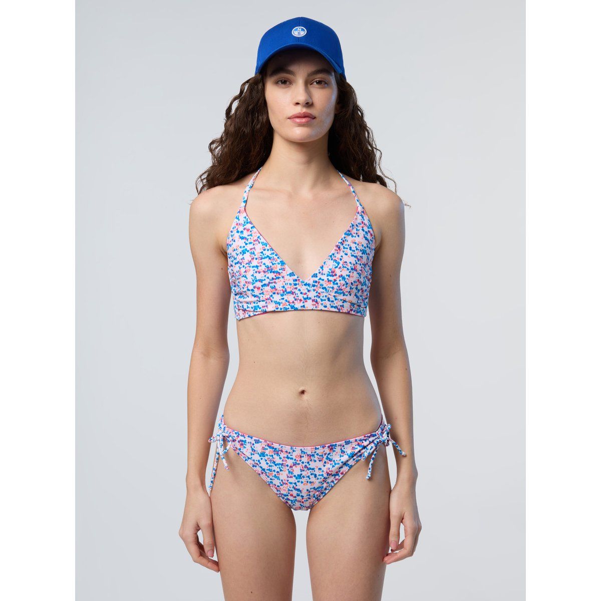 Wendbare Bikinihose mit Seitenbändern