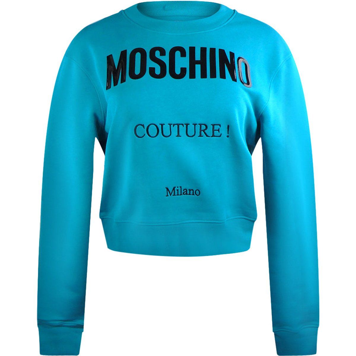Leuchtendes Logo-Print Baumwoll-Sweatshirt