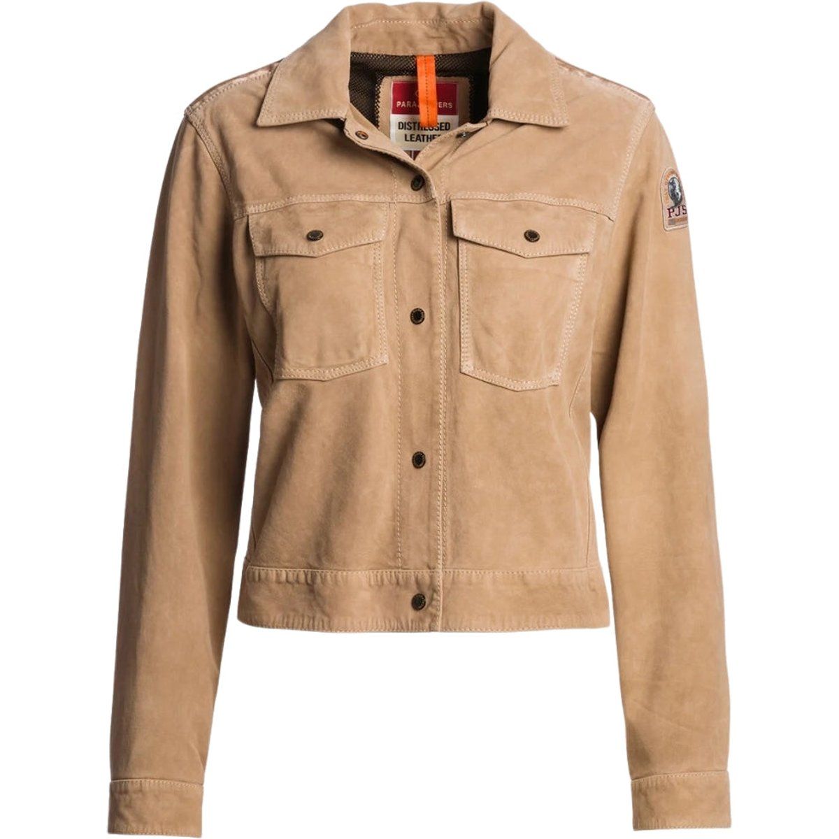 Truckerjacke in Wildleder-Optik