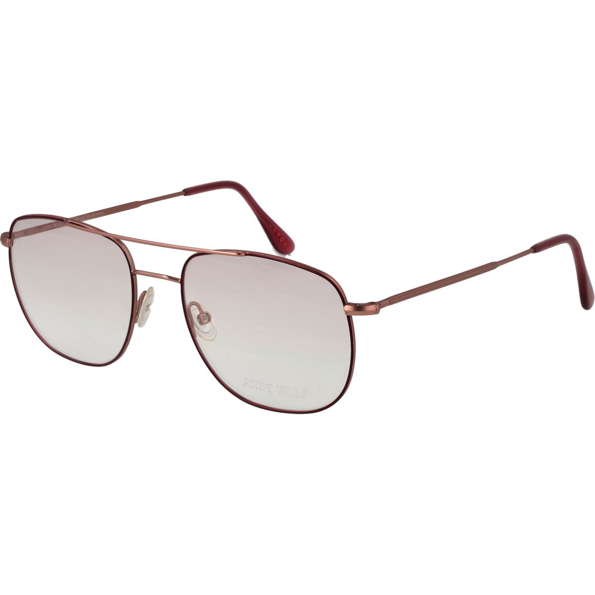 Minimalistische Aviator-Fassung mit Doppelsteg