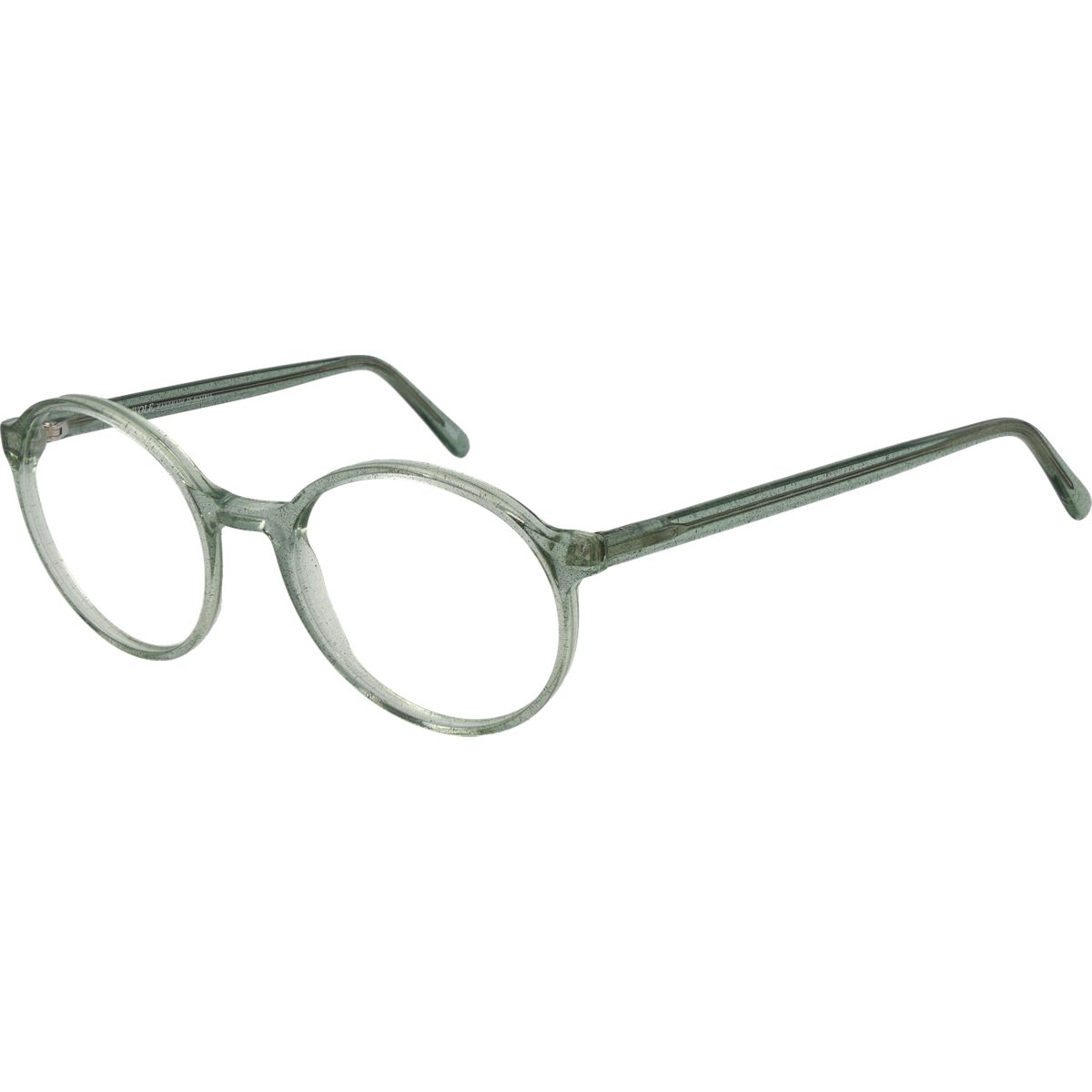 Moderne runde Brille aus Azetat