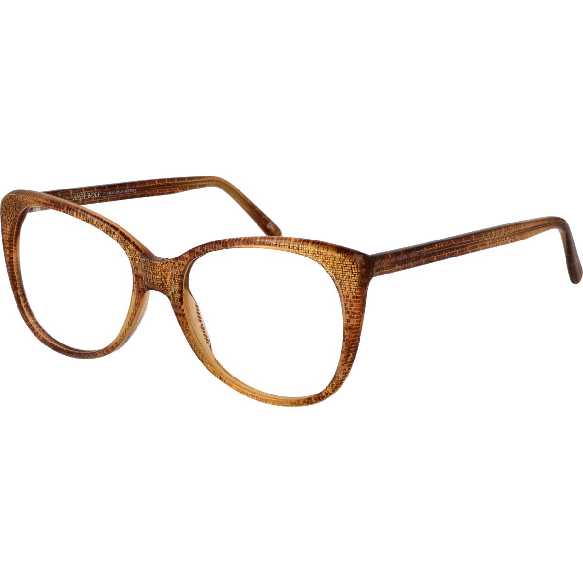 Strukturierte Cat-Eye-Brillenfassung