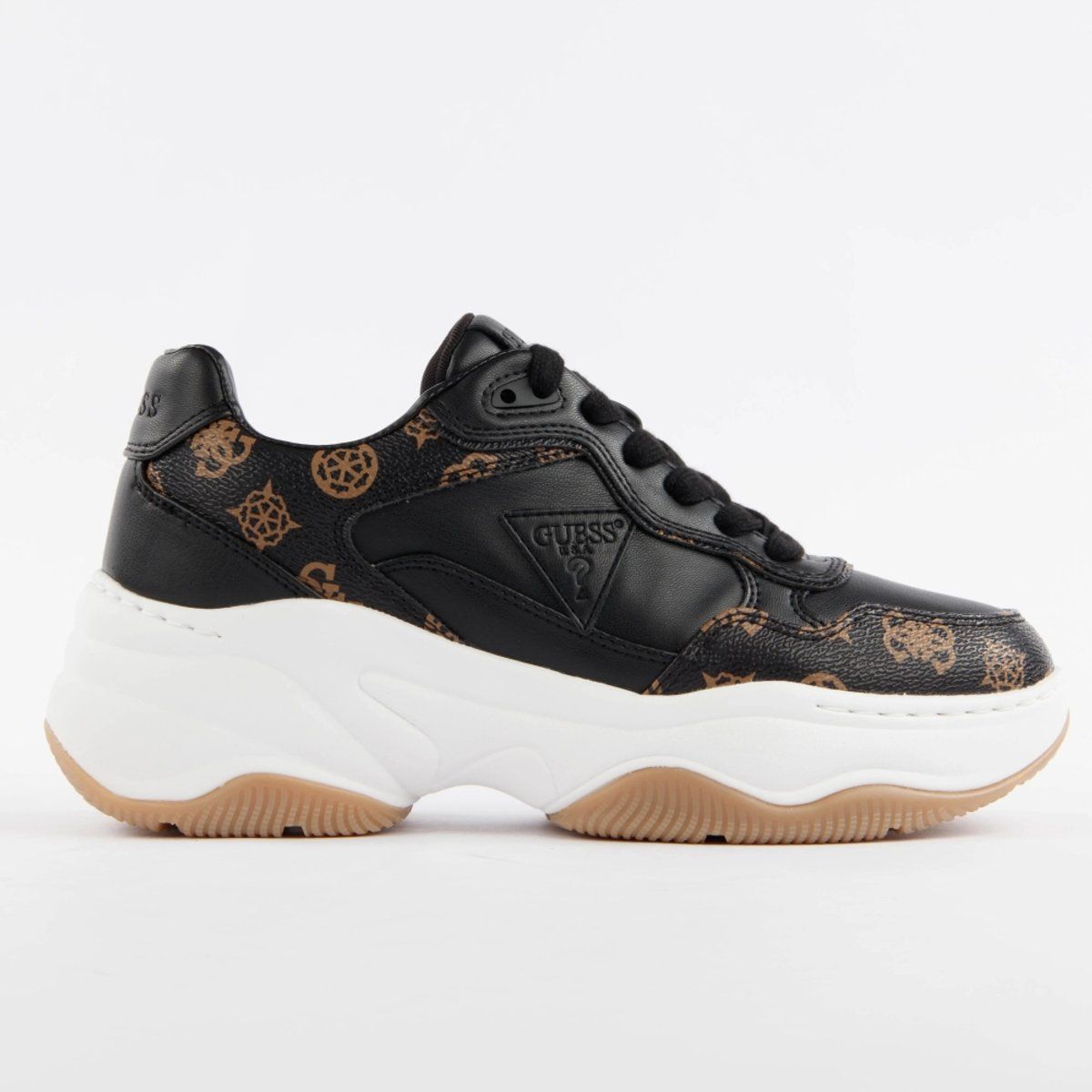 Chunky-Sneaker mit Logo-Print und Plateausohle