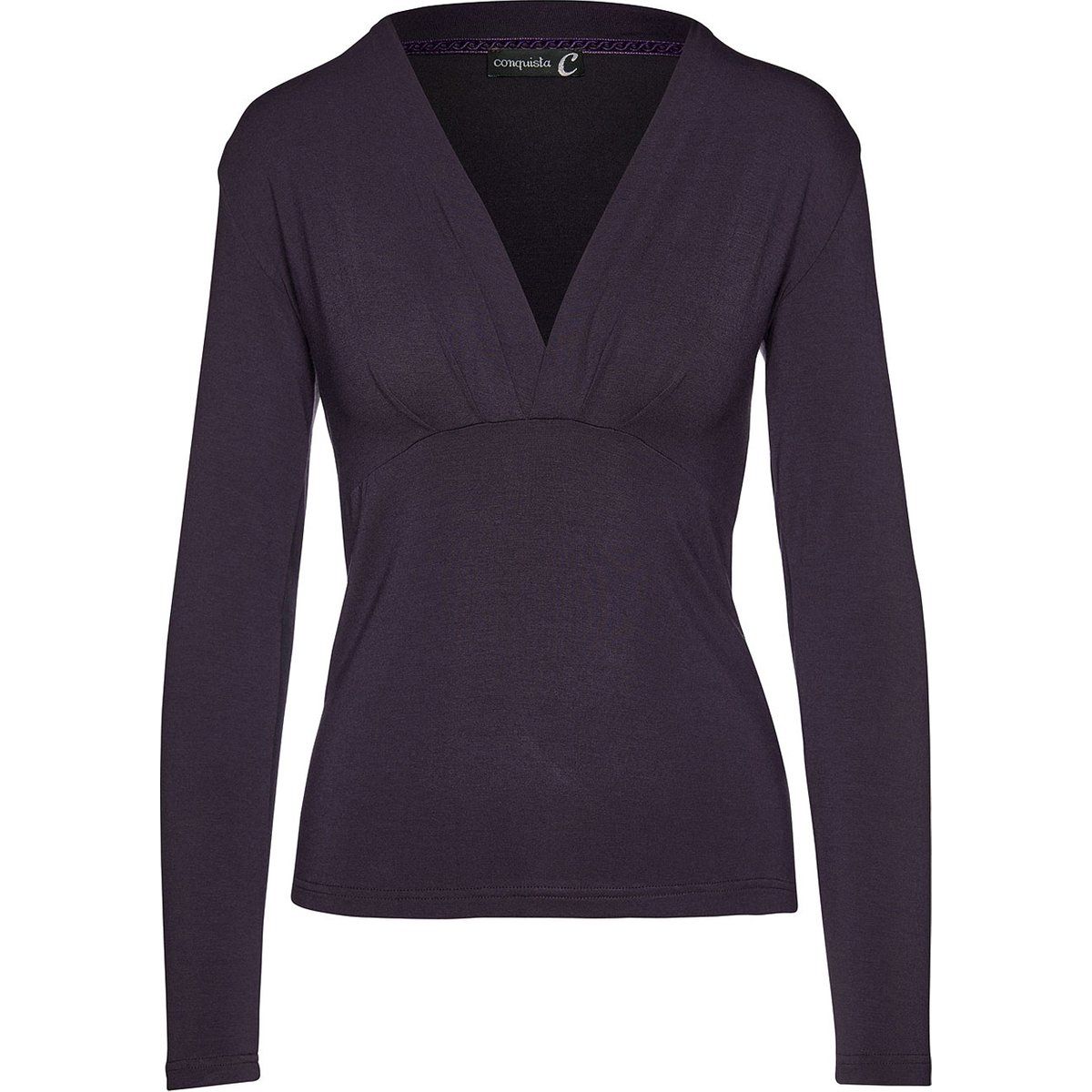 Jersey-Top mit Empire-Naht