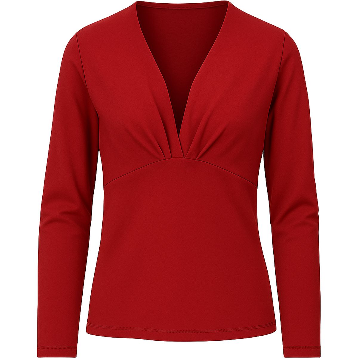 Raffiniertes Langarmmodell mit Empire-Taille