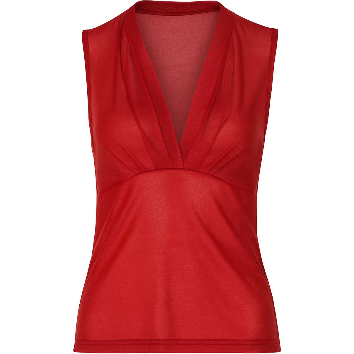 Elegantes drapiertes Jersey-Oberteil