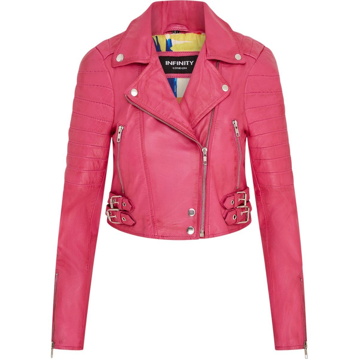 Kurze Lederjacke im Brando-Stil