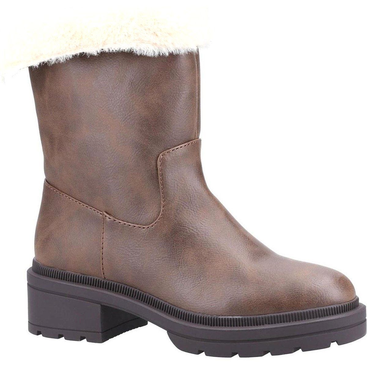 Gemütliche Stiefel mit Kunstfellbesatz