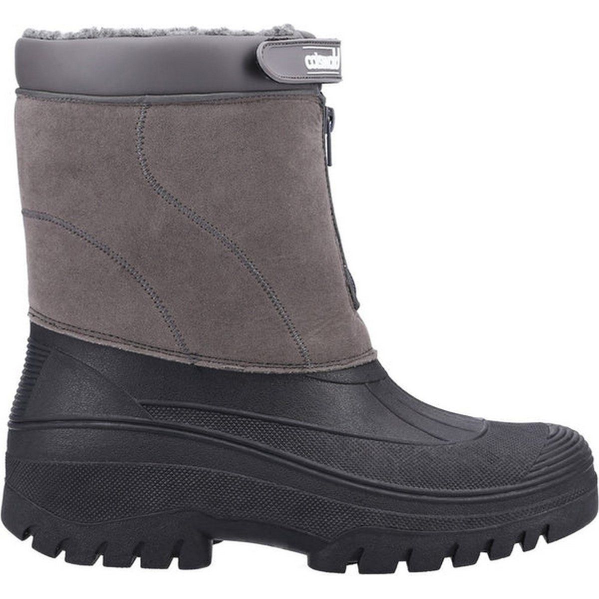 Wasserdichte Schneestiefel aus Wildlederimitat