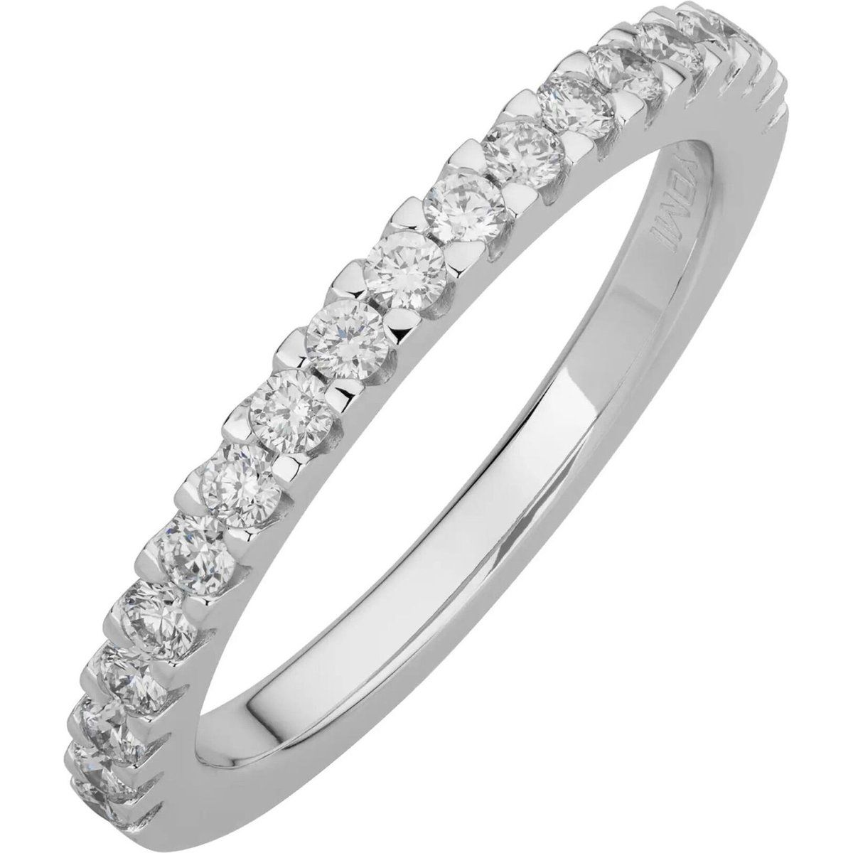 Klassischer Memoire-Ring mit Labor-Diamanten