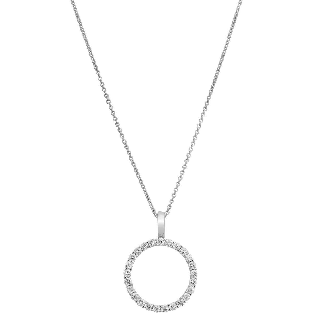 Elegante Diamant-Kreis-Halskette