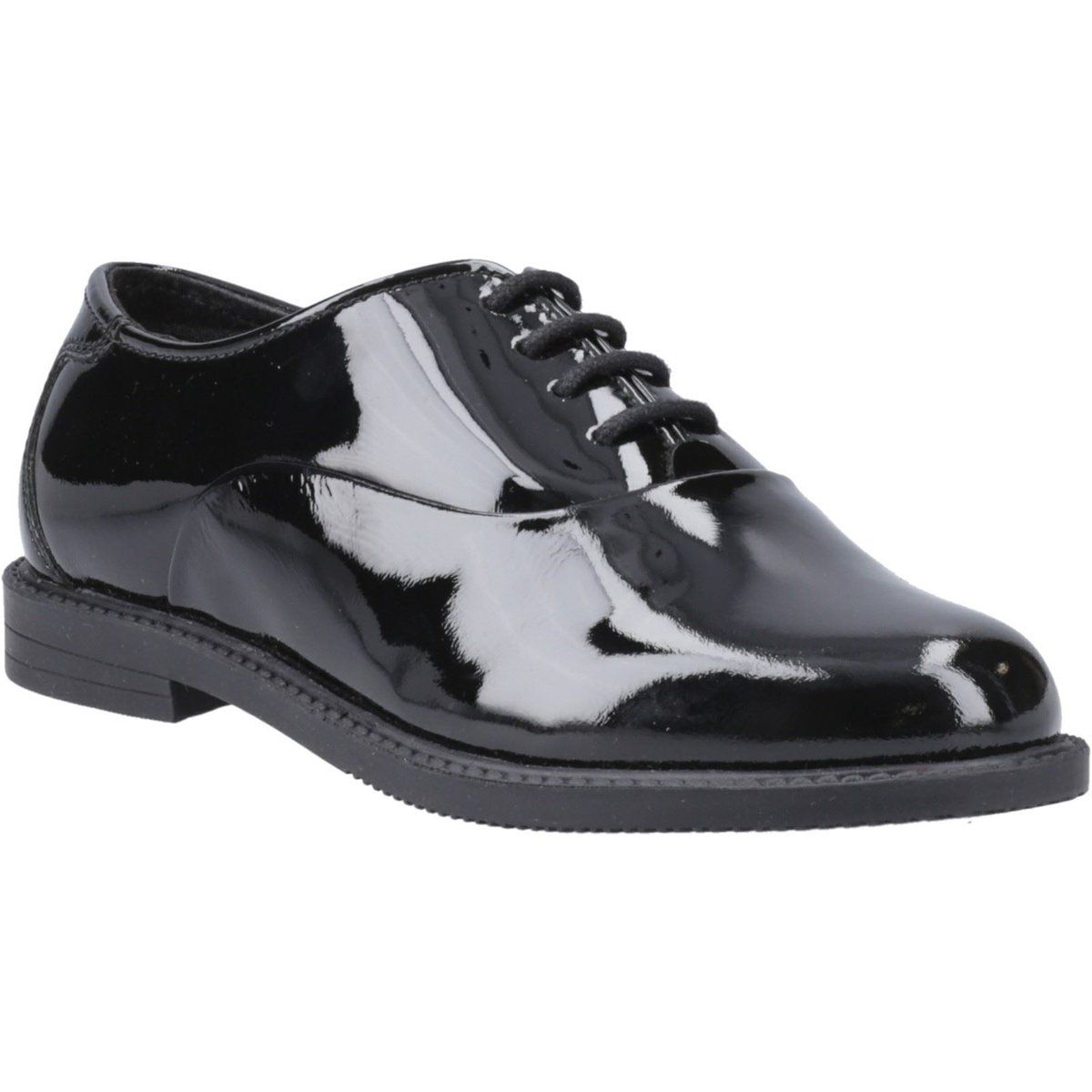 Elegante Lackleder-Oxford-Schuhe