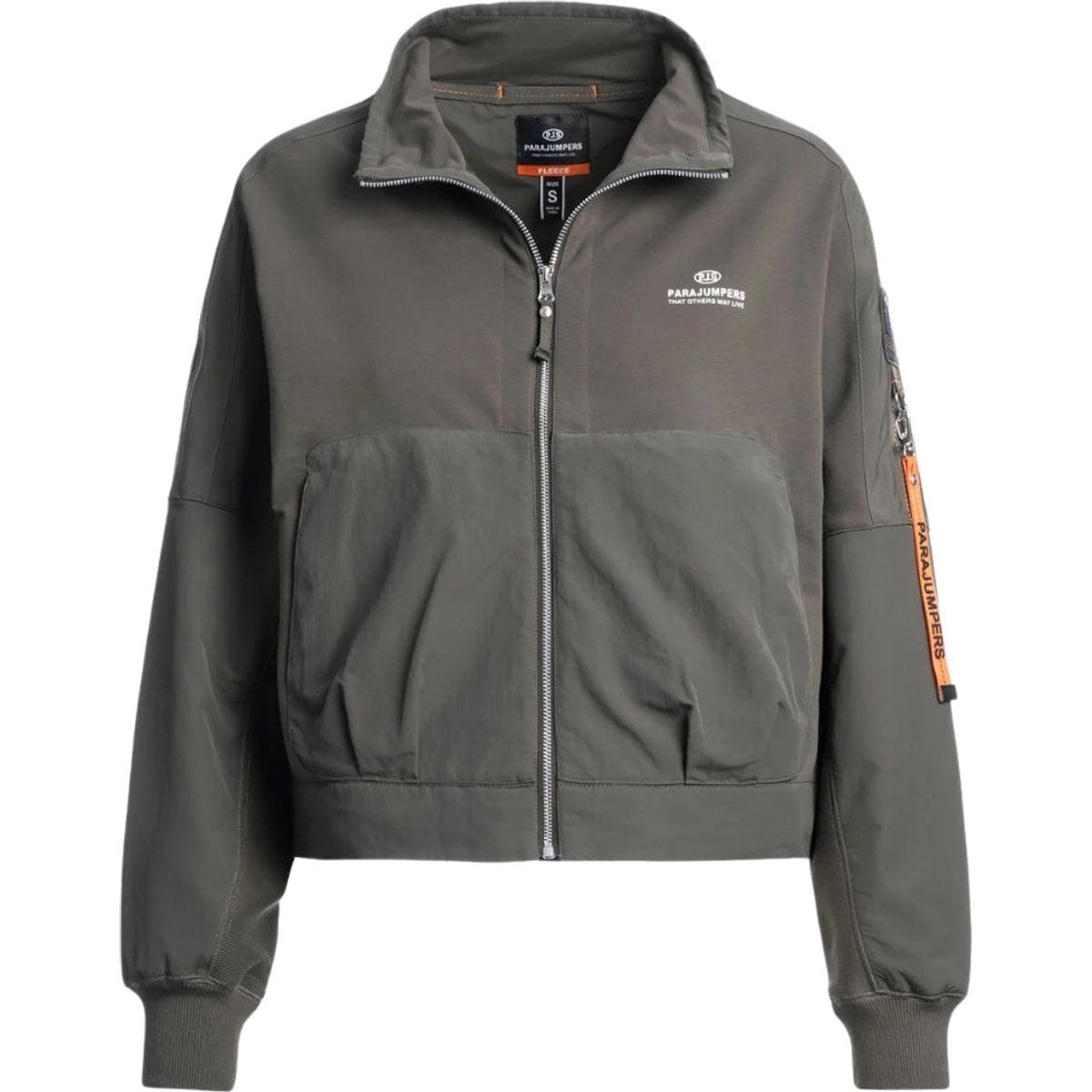 Utility Zip-Sweatshirt aus Baumwolle