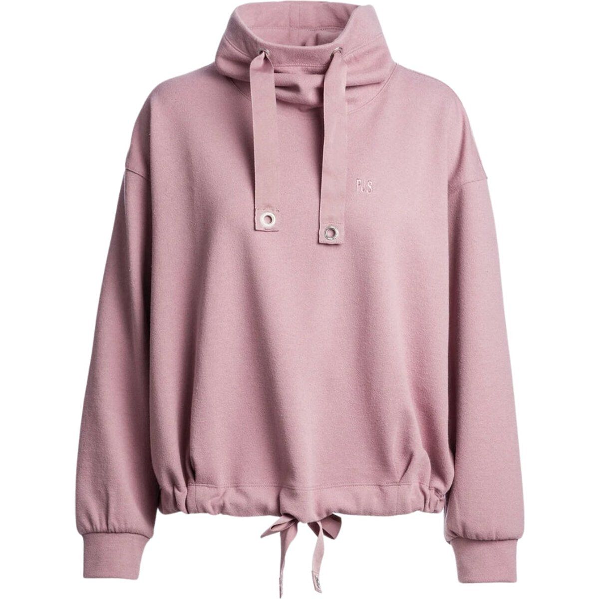 Sweatshirt mit Stehkragen und Tunnelzug