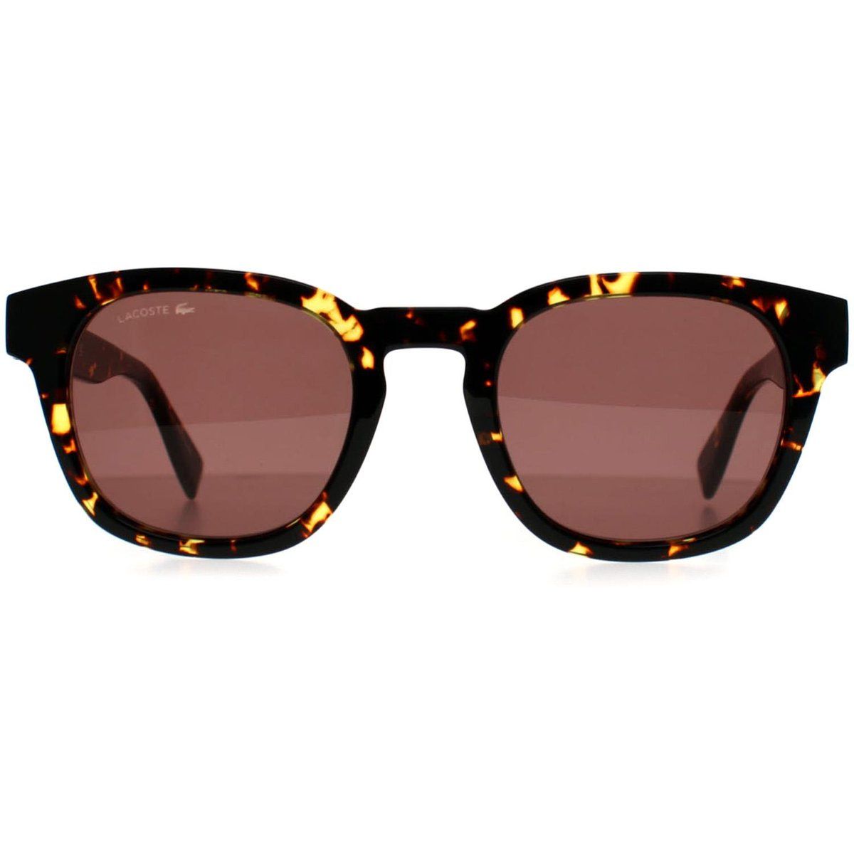 Ovale Sonnenbrille mit Schildpatt-Rahmen