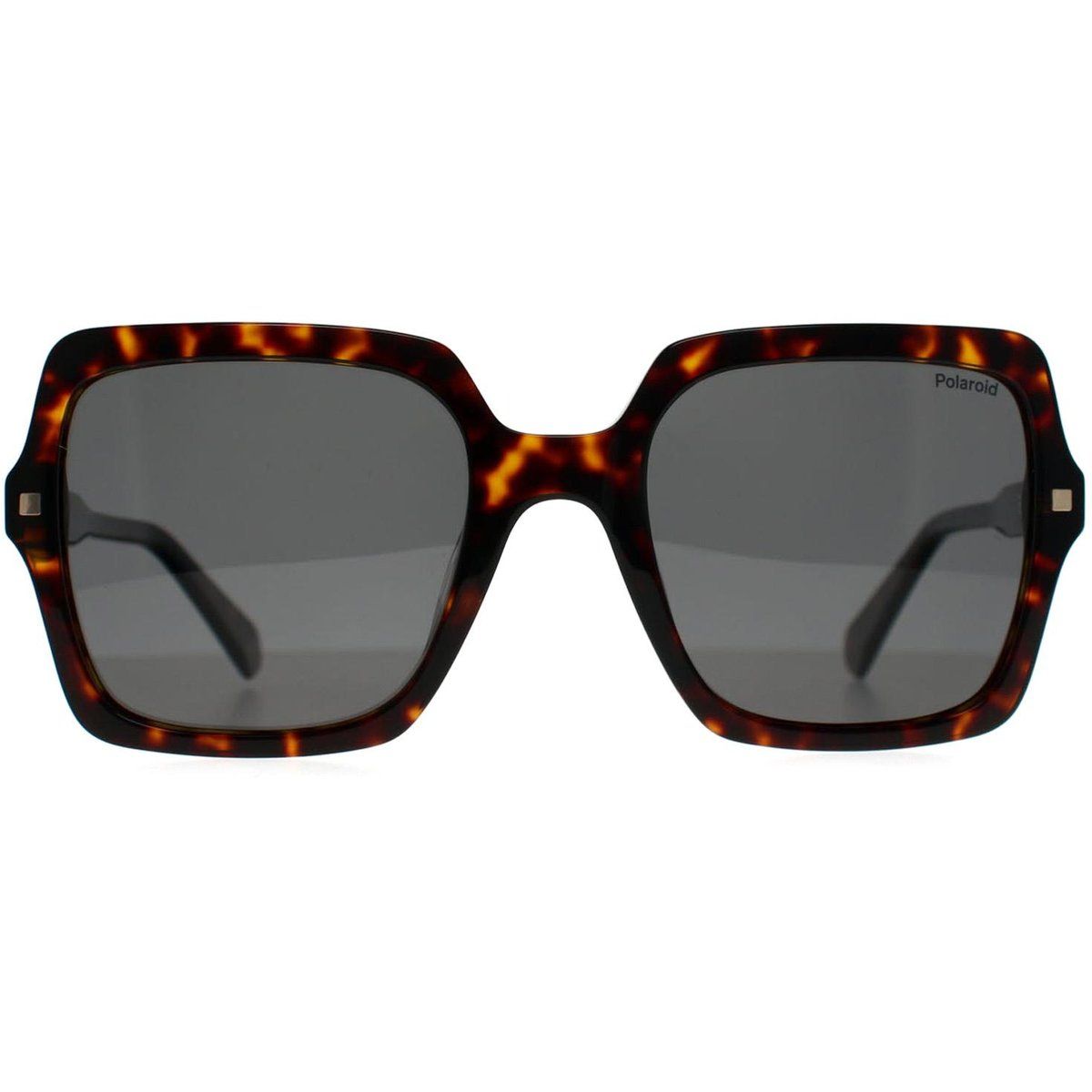 Quadratische Retro-Sonnenbrille in Schildpatt-Optik