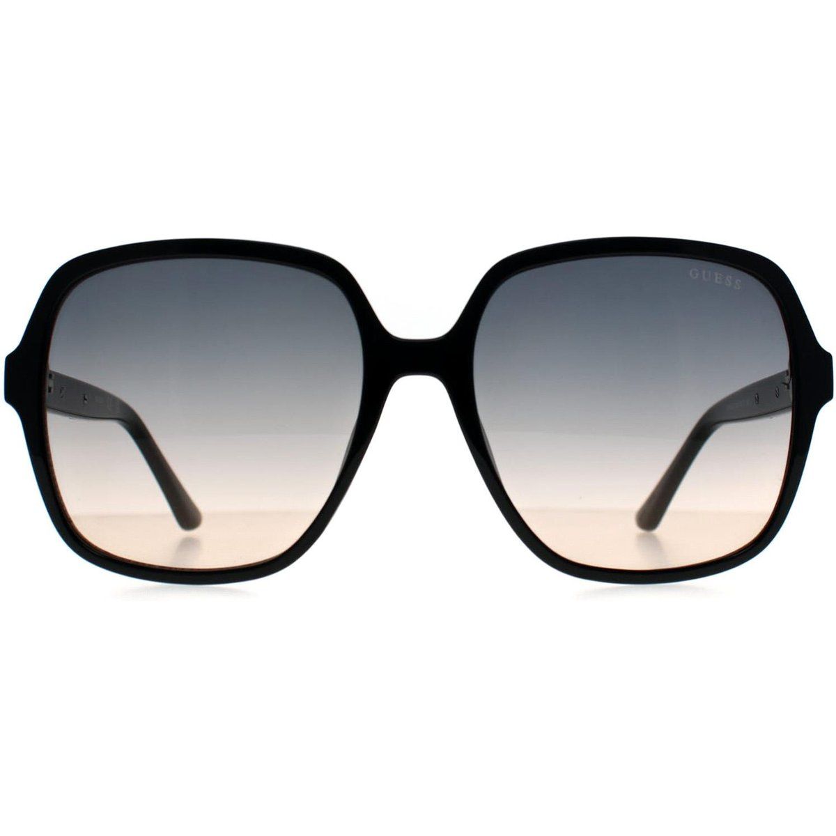 Übergroße quadratische Sonnenbrille mit Farbverlauf