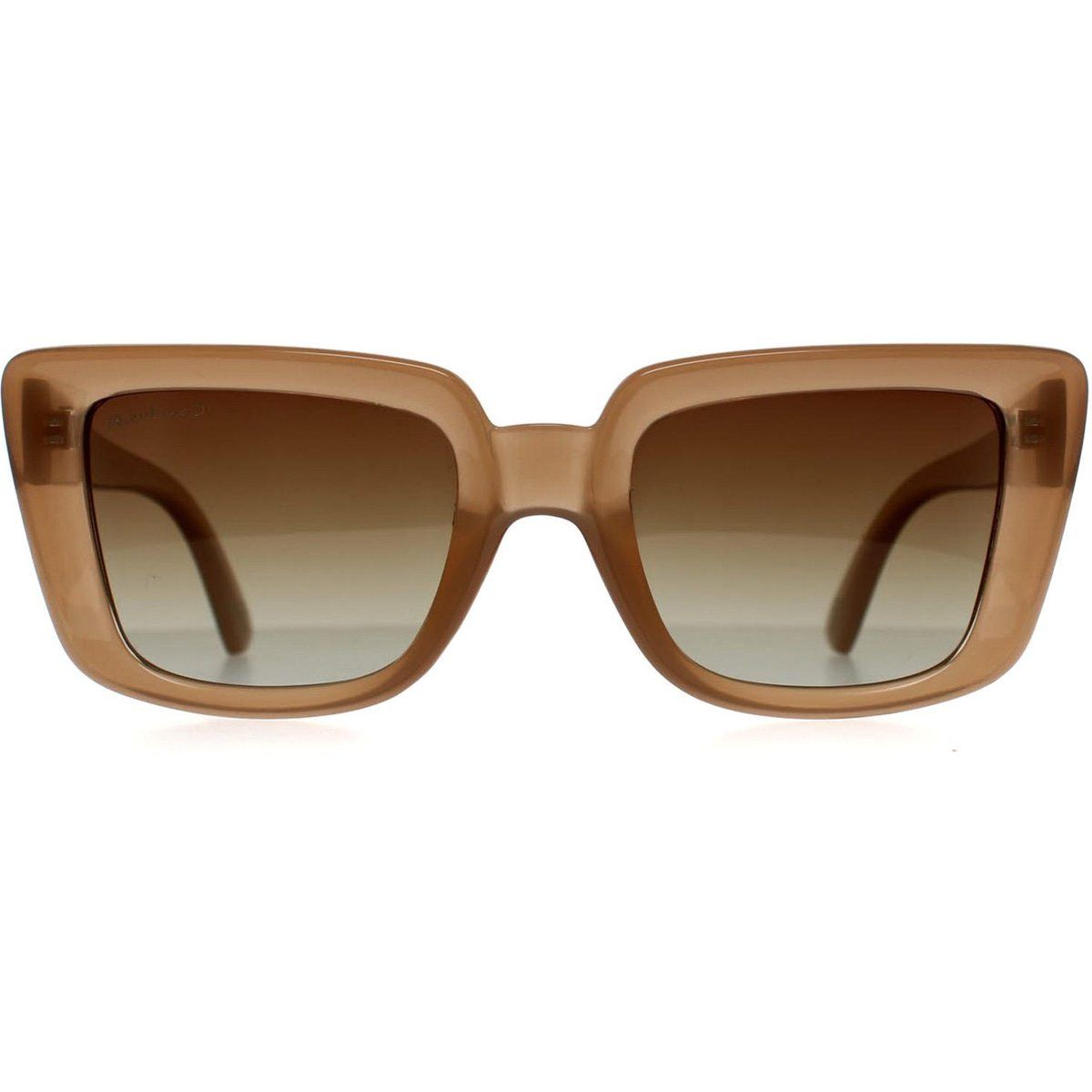 Retro-Eckige Sonnenbrille mit Farbverlauf