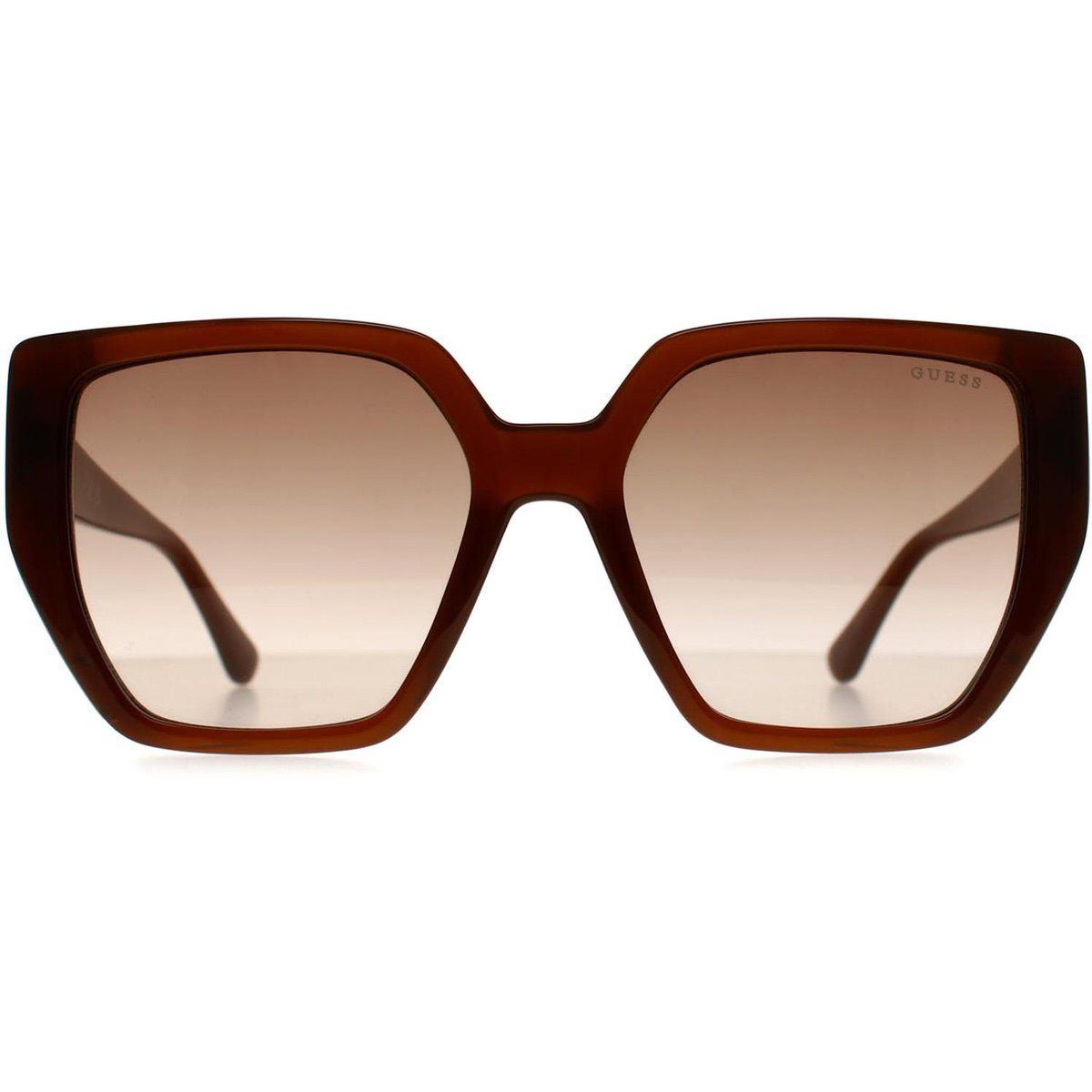 Geometrische Oversized-Sonnenbrille mit Farbverlauf