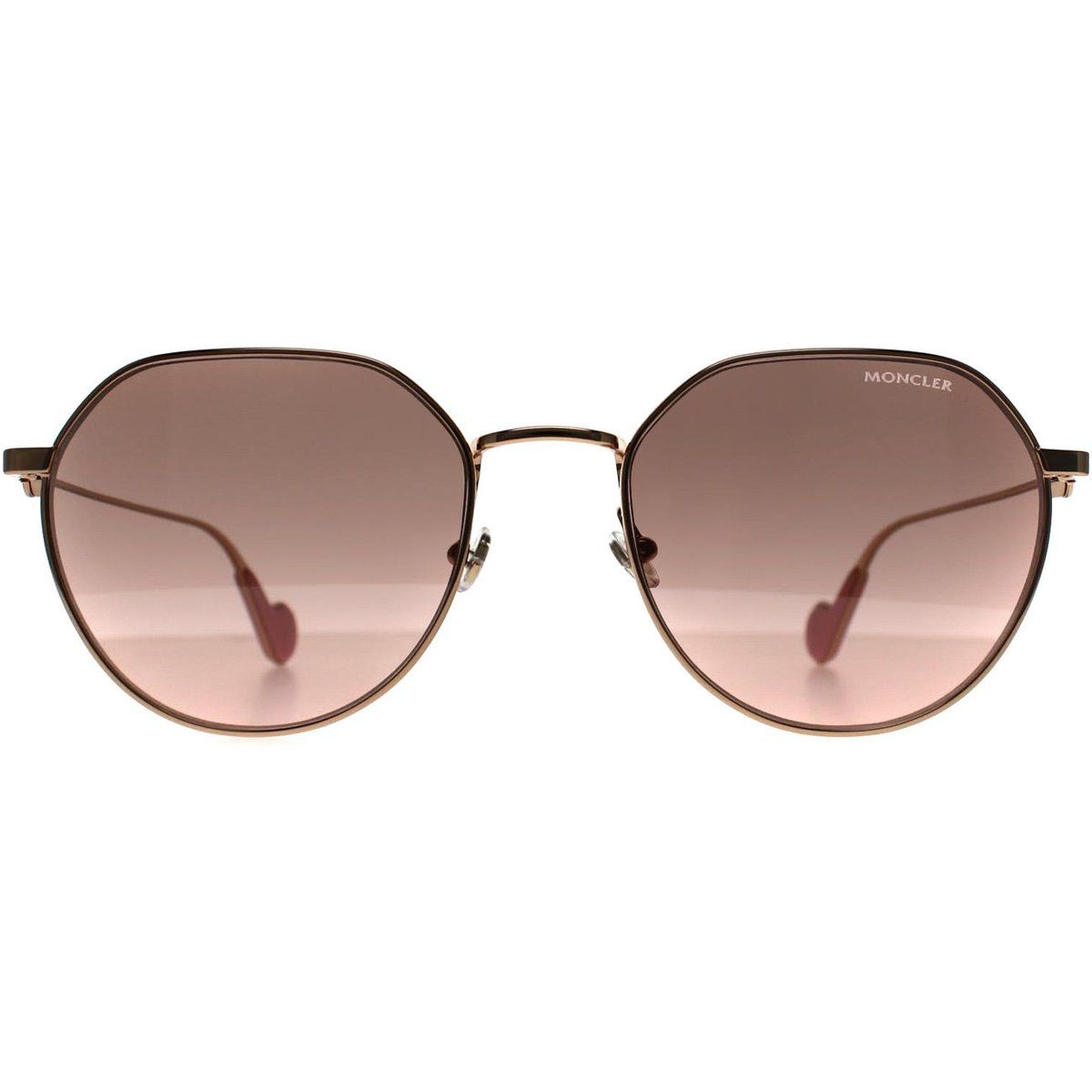 Sonnenbrille mit hexagonalem Metallrahmen