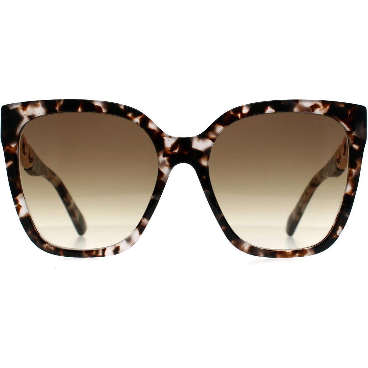 Übergroße Cat-Eye Havanna Sonnenbrille