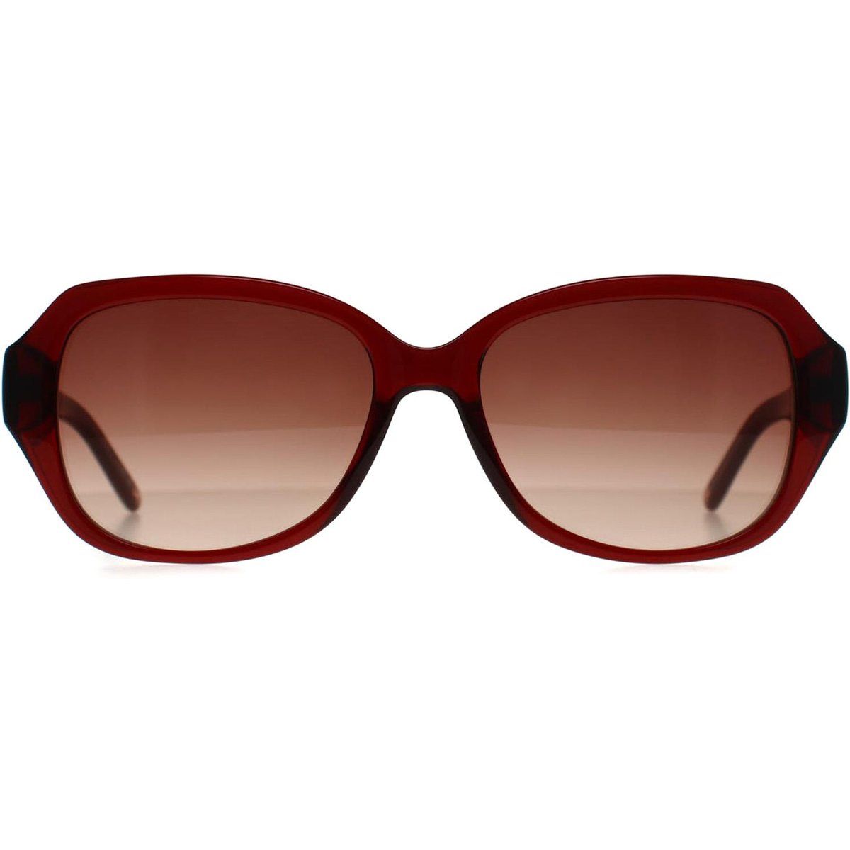 Glamouröse rechteckige Sonnenbrille mit Farbverlauf