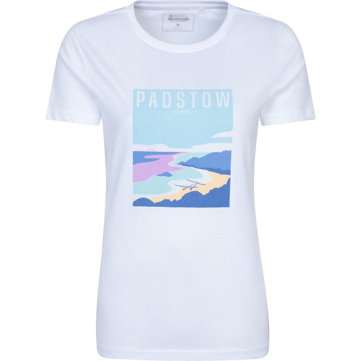 Padstow Grafik-T-Shirt aus Bio-Baumwolle