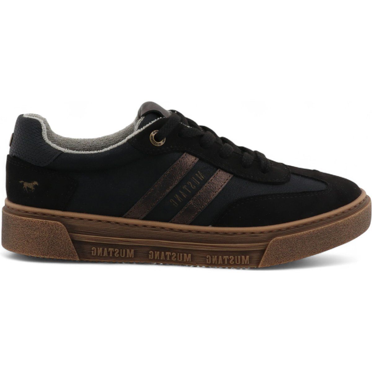 Retro-Street-Sneaker mit Plateausohle