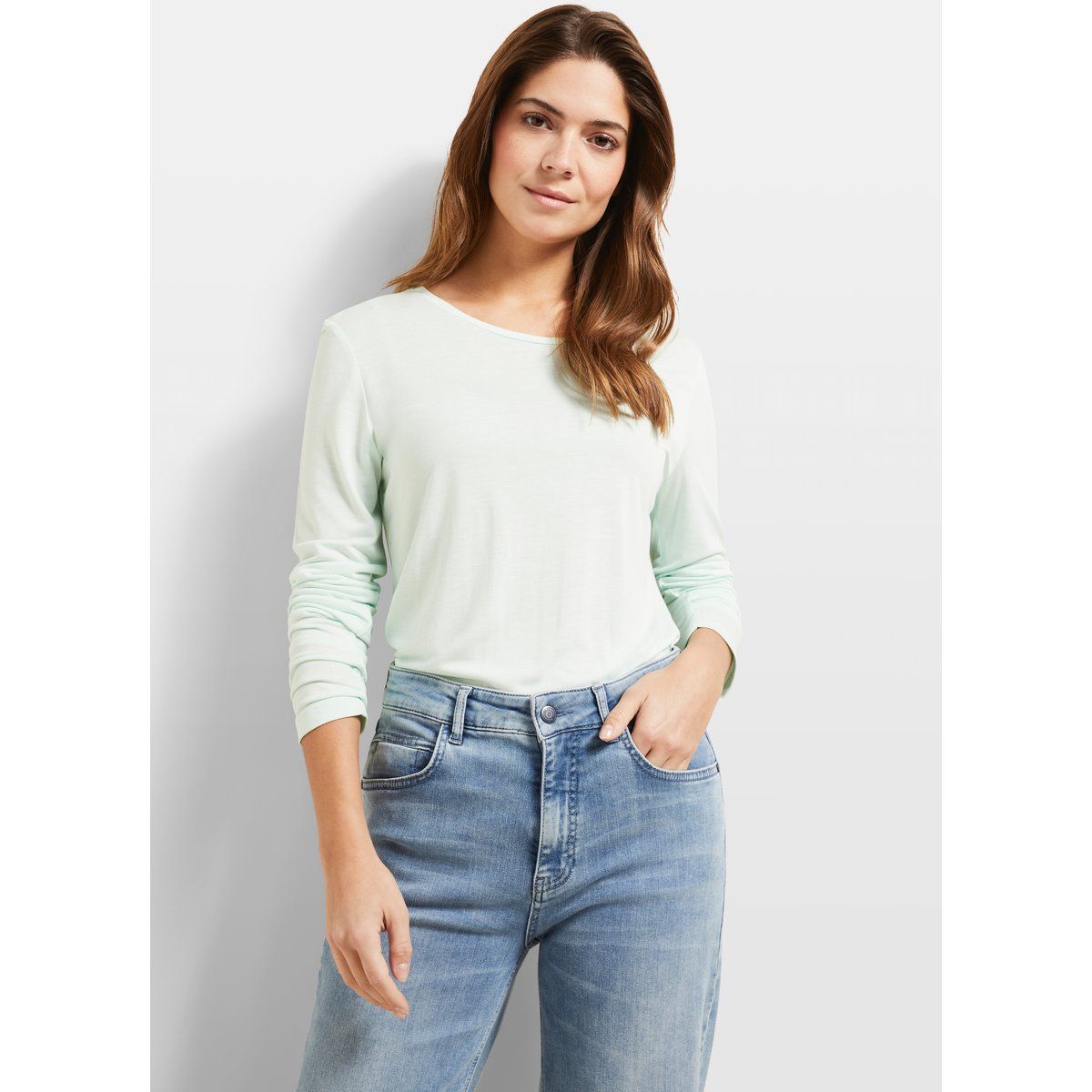 Weiches Langarmshirt aus Viskose