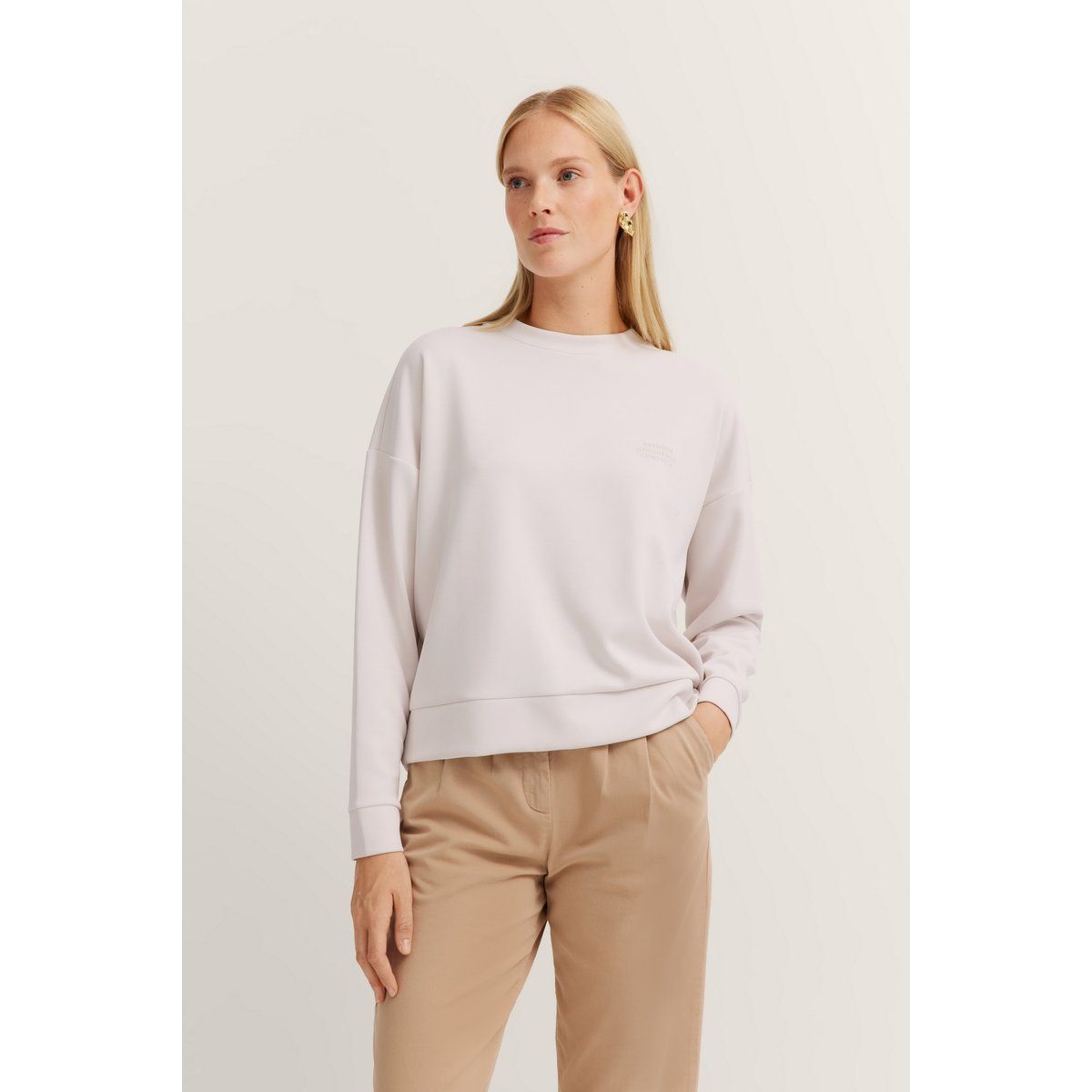 Übergroßes Modal-Sweatshirt mit Grafik