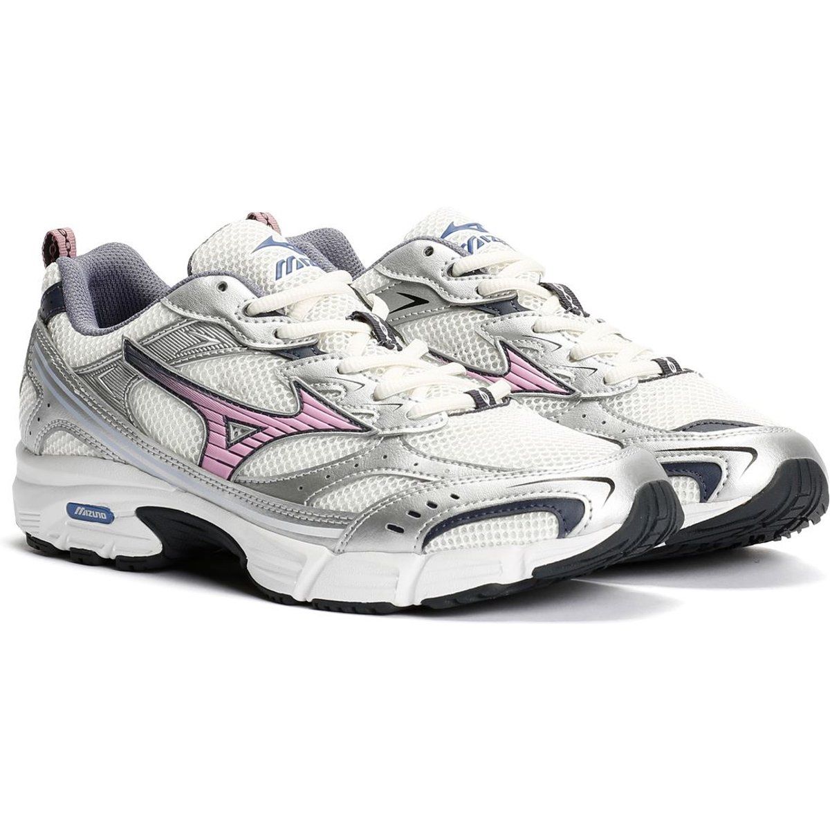 Technische Mesh- und Metallic-Sneaker
