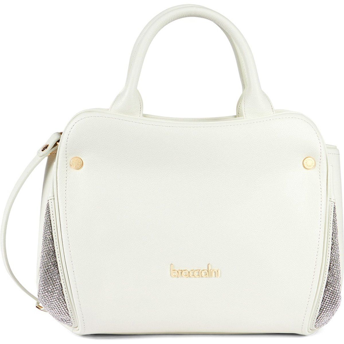 Elegante Henkeltasche mit schimmernden Akzenten