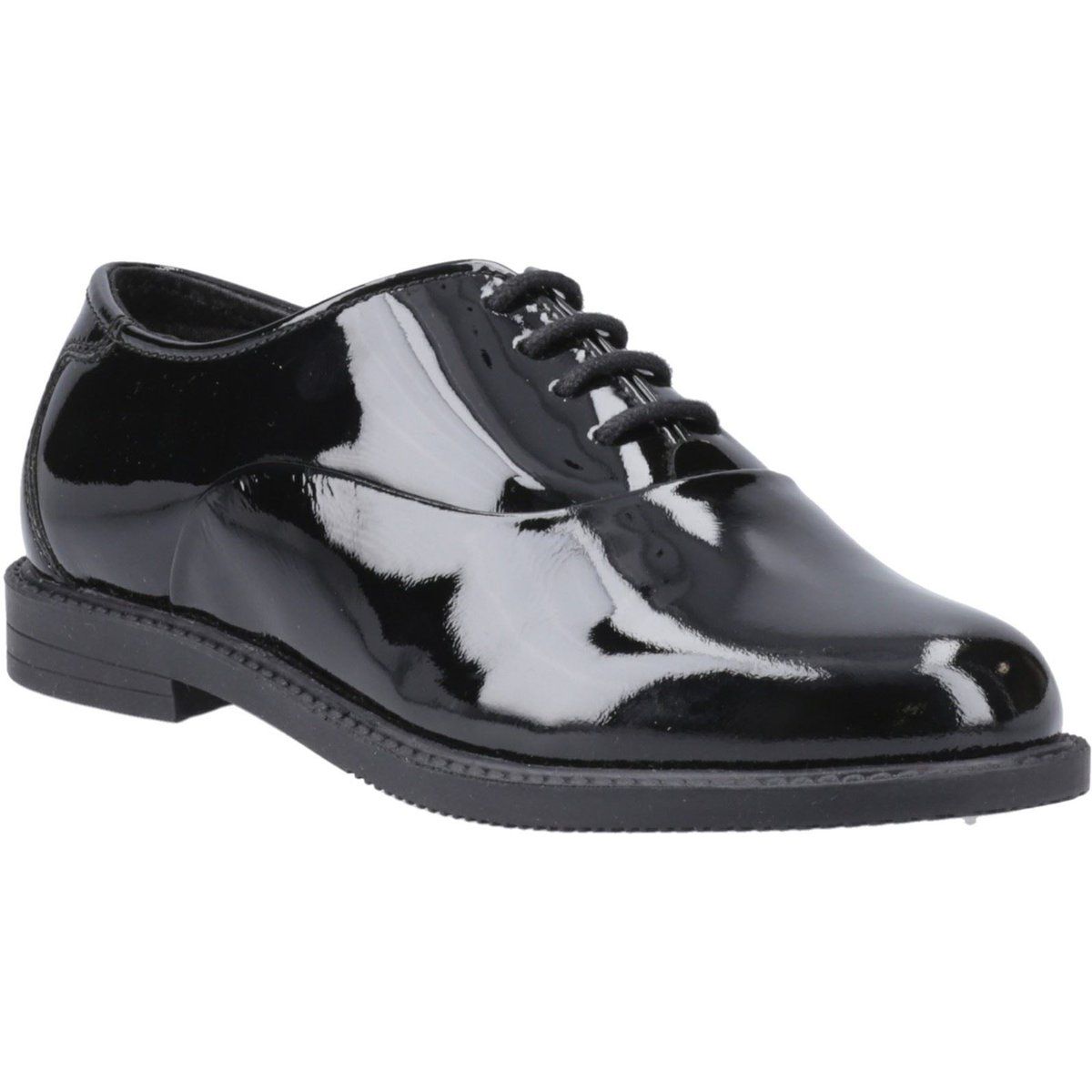 Klassische Lackleder-Schnürschuhe