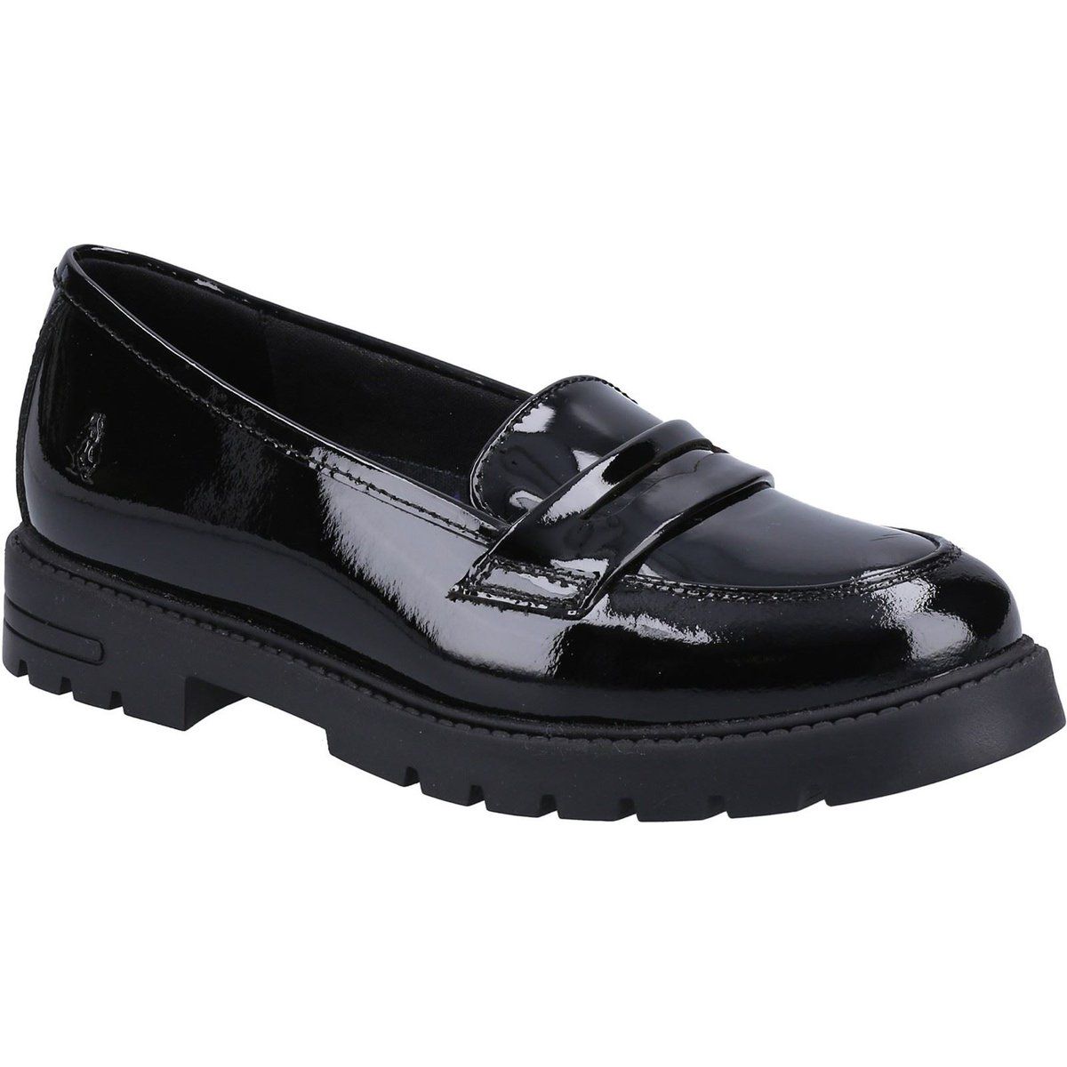 Polierter Penny-Loafer mit Profilsohle