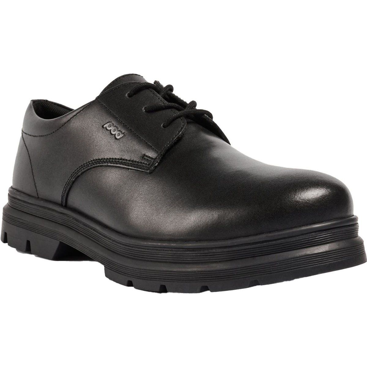 Schnür-Derby-Schuhe mit Profilsohle