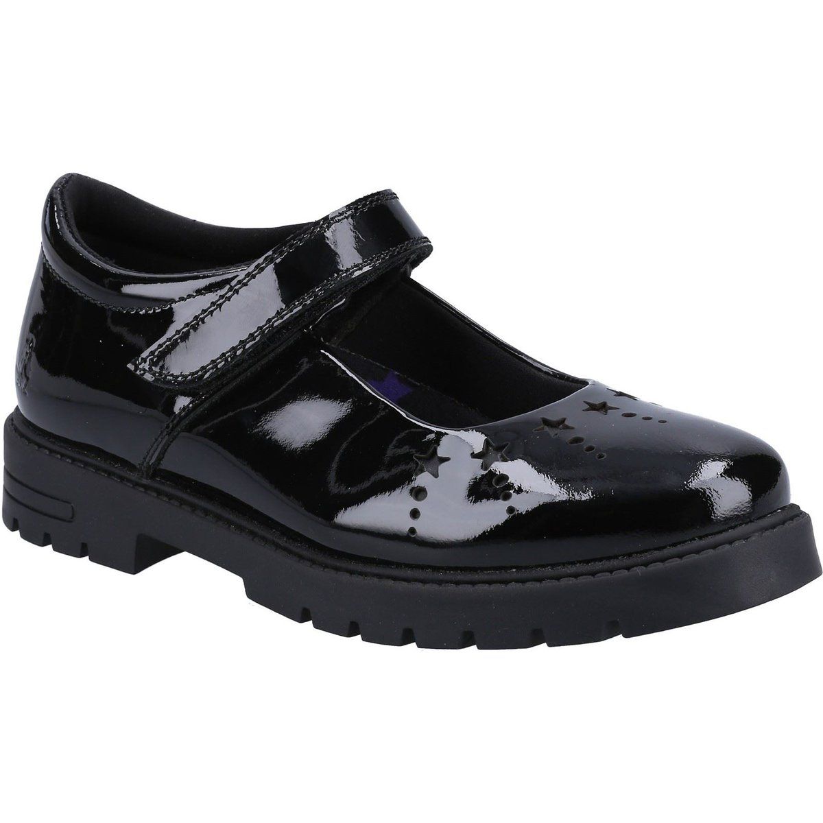 Chunky Mary Janes aus Lackleder