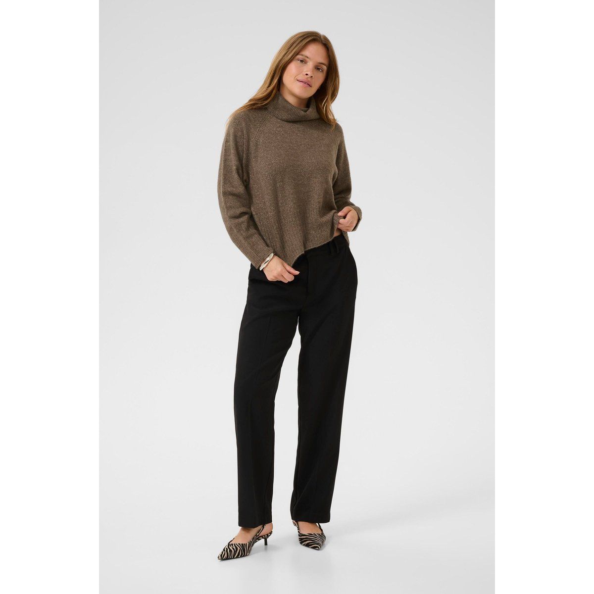 Gemütlicher Oversize Rollkragenpullover