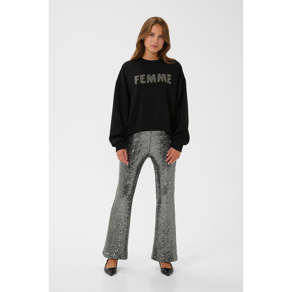 Oversize-Sweatshirt mit Grafik-Print