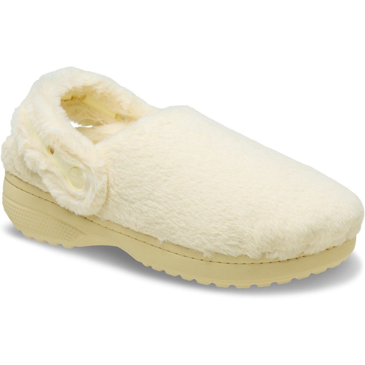 Clogs mit flauschigem Kunstfell-Besatz