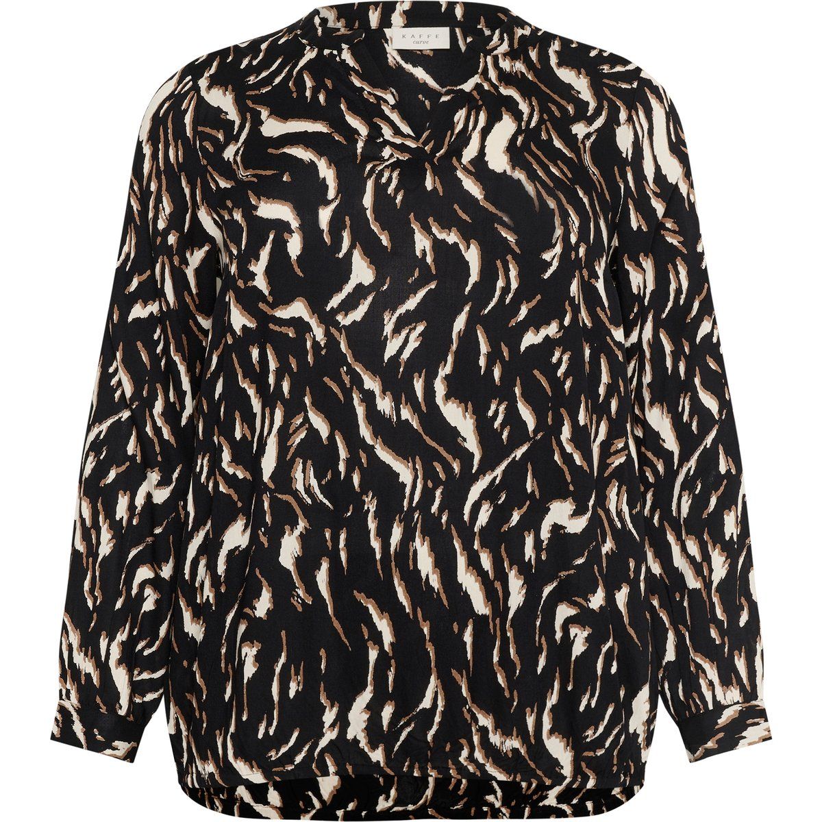 Lockere Bluse mit abstraktem Muster